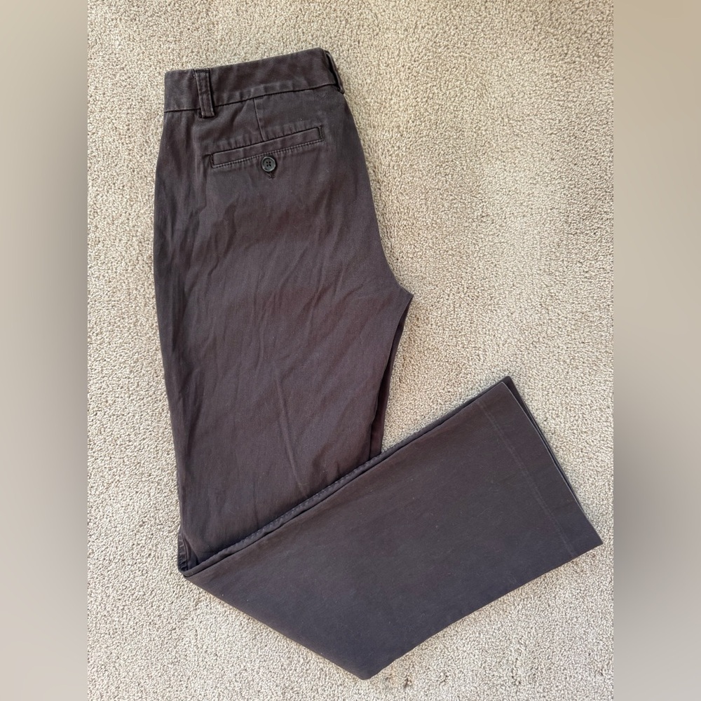 GAP Brown Corduroy Pants Boot Cut Y2k Khaki Trousers Chinos Chocolate